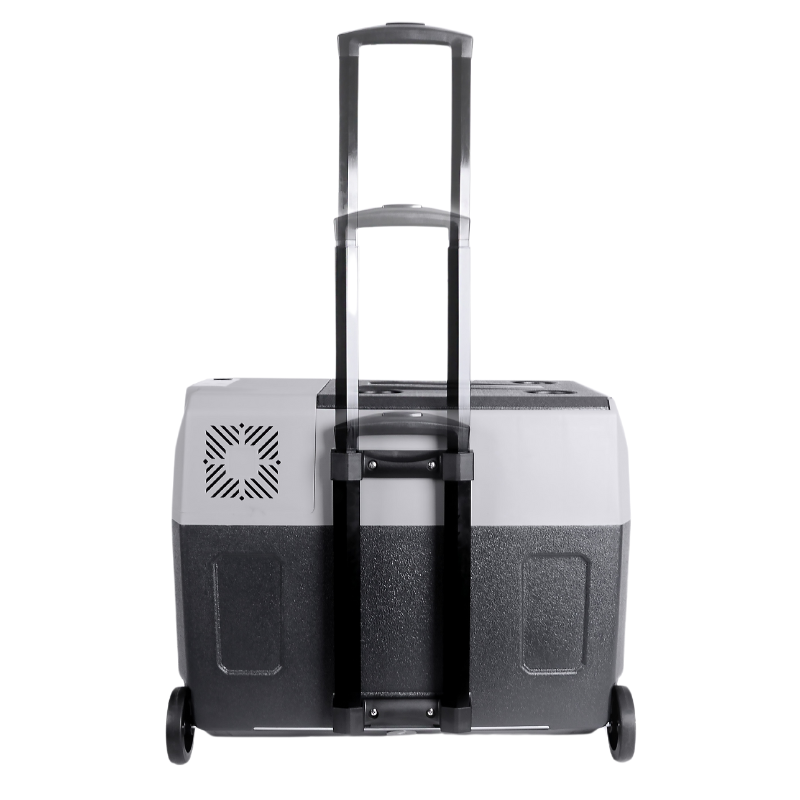Frigider auto 40L, portabil, compresor, 12/24/230V, cu roti si maner retractabil, Bluetooth [3]