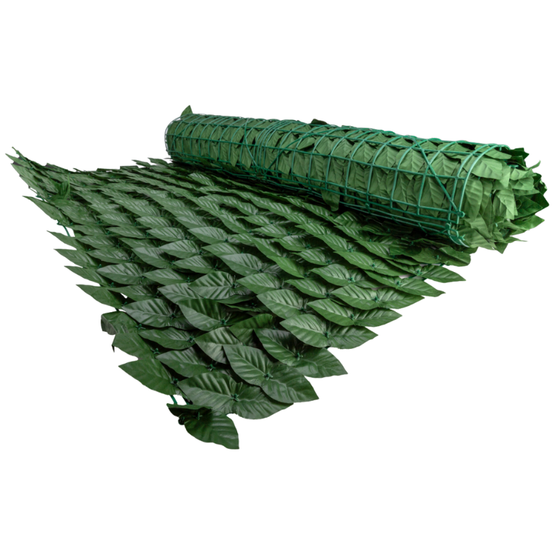 Gard viu din PVC cu Frunze, artificial, latime 1m, lungime 5m [1]