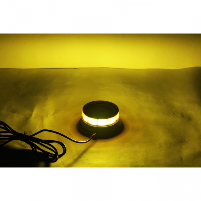 Girofar 12/24V, LED, prindere cu magnet, 2 jocuri lumini - Truck LED  ALR0071 [5]
