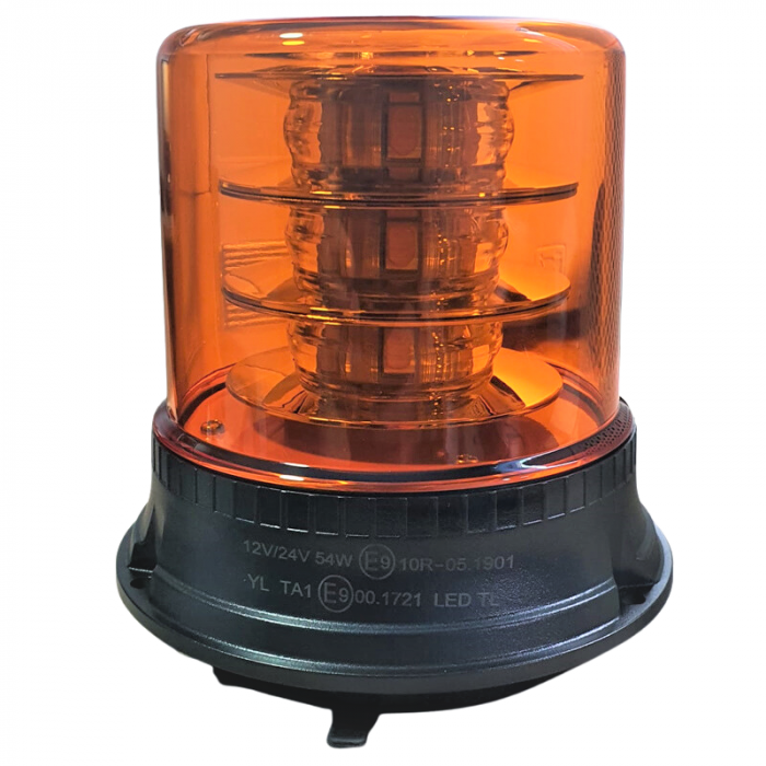 Girofar 54w, cu magnet si ventuza, LED, 14 x 14,8cm, 1224V - Truck LED ALR0010 [2]