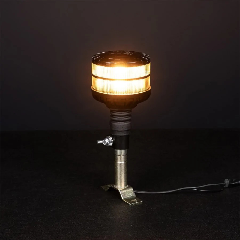 Girofar cu LED, carcasa alba, X Spider fumuriu, 2 functii, 12/24V, 11 x 18,3cm [2]