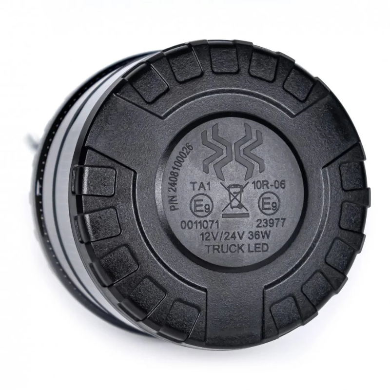 Girofar cu LED, carcasa alba, X Spider fumuriu, 2 functii, 12/24V, 11 x 18,3cm [4]