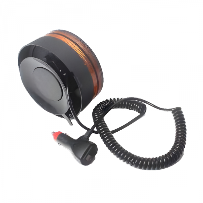 Girofar de avertizare led 25W, 50 x led, magnetic, 12 / 24V, 3 functii lumina [4]