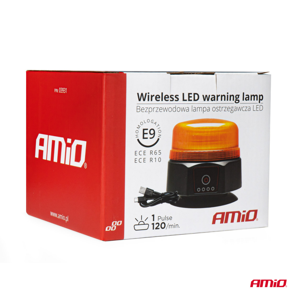 Girofar LED Avertizare Fara Fir, Omologat R65/R10, 12V/24V [7]