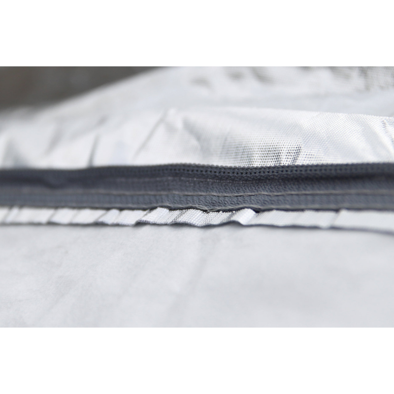 Husa auto completa, aluminiu reflectorizant cu fermoar, 120g + strat bumbac, pentru SUV/VAN XL, 510x185x150cm [6]