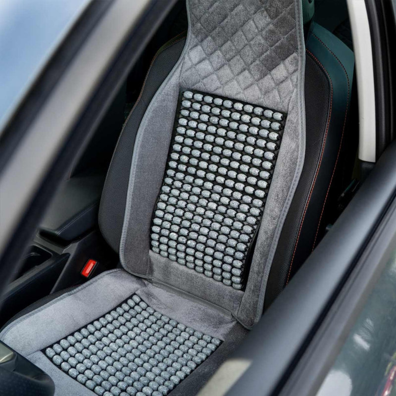 Husa, Protectie scaun auto cu margele, 120x45cm, Ventilatie si Confort [2]
