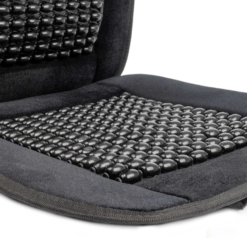 Husa, Protectie scaun auto cu margele, 120x45cm, Ventilatie sporita si Confort [8]