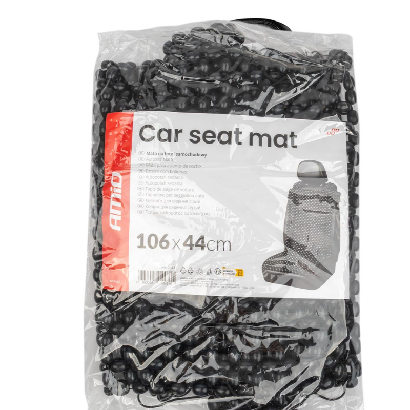 Husa, Protectie scaun auto cu margele, 106x44cm, Confort si Ventilatie [6]