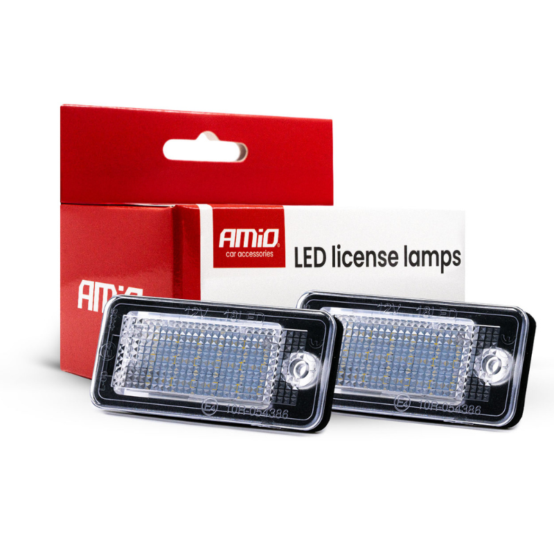 Iluminare LED placuta Audi A3, A4, A5, A6, A8, Q7, CANBUS, moderna, OEM, pentru numere inmatriculare [1]