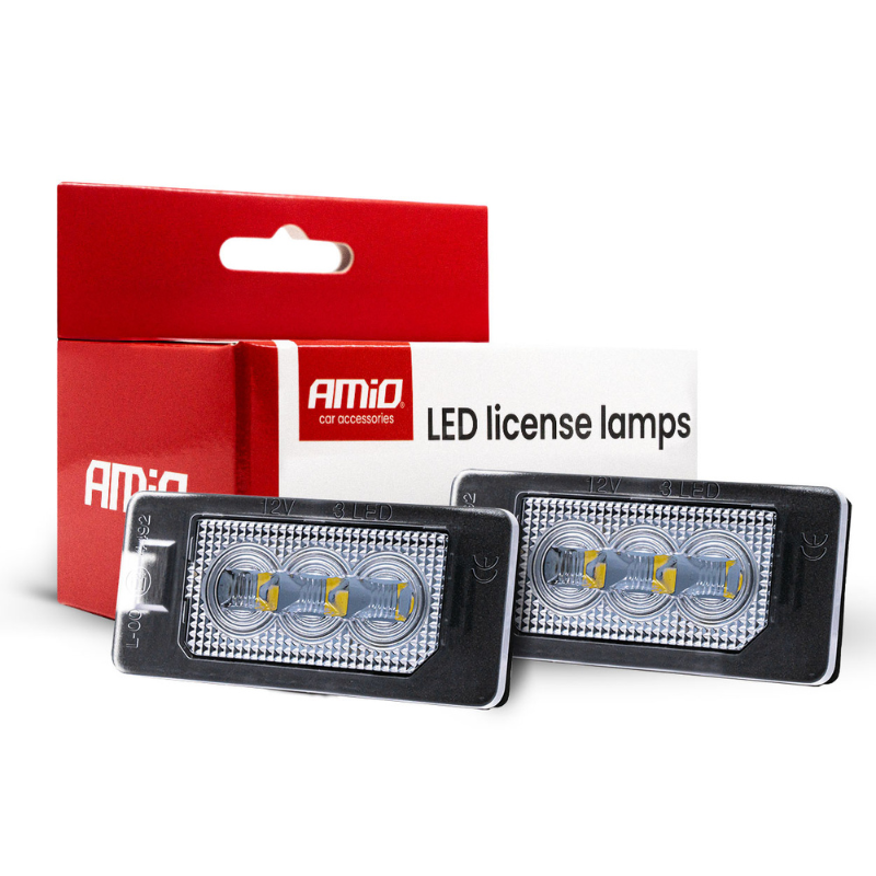Iluminare LED placuta High Power BMW Seria 1-5, X, M, CANBUS, moderna, OEM, pentru numere inmatriculare [1]