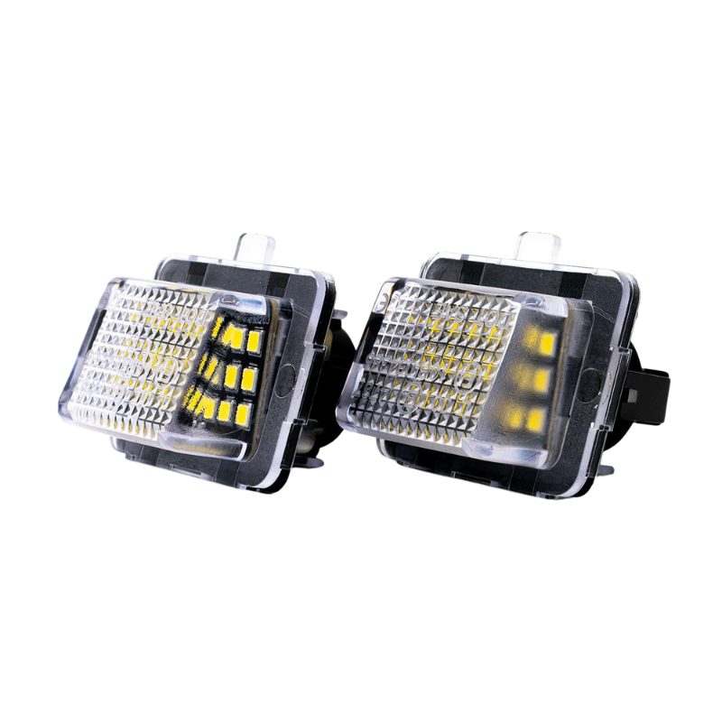 Iluminare LED placuta Mercedes E, C, CL, S CLASS, CANBUS, moderna, OEM, pentru numere inmatriculare [2]