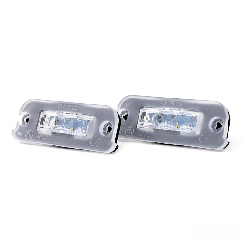 Iluminare LED placuta Mercedes ML, GL, R CLASS , CANBUS, moderna, OEM, pentru numere inmatriculare [2]