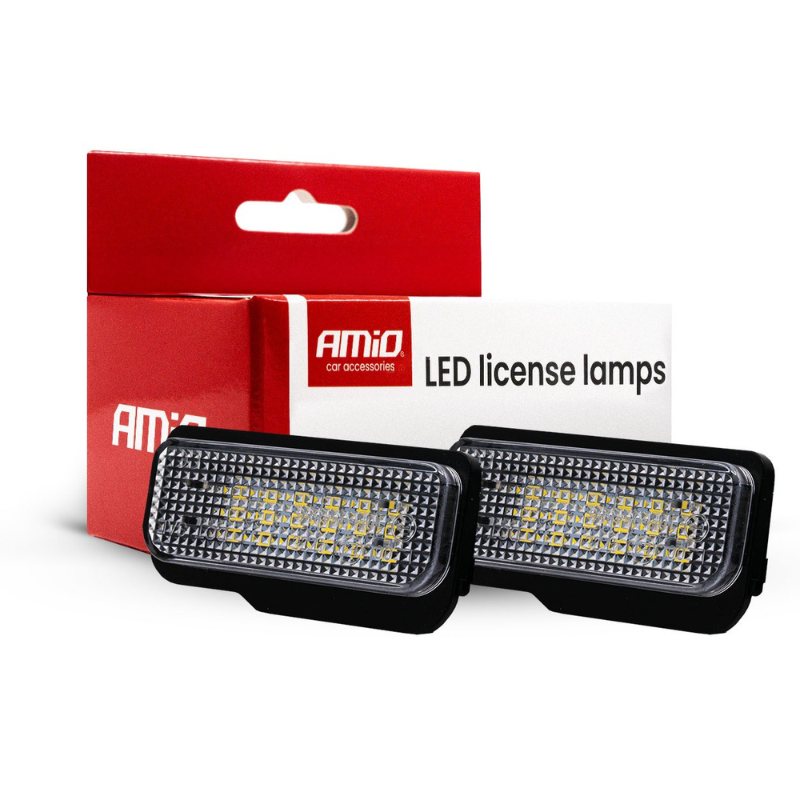 Iluminare LED placuta Mercedes, Tesla, Canbus, pentru numere inmatriculare [1]