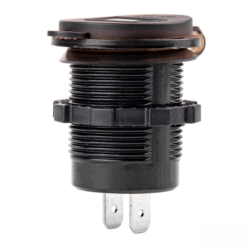 Incarcator Auto Incastrabil 12/24V, 2x USB, Voltmetru Digital, Impermeabil [3]