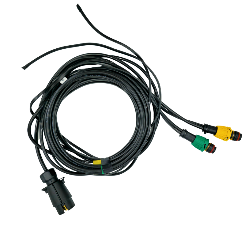Instalatie electrica remorca cu stecher 7 pini, L 3.5m, 2 x mufa 5 pini baioneta, 2 x 2m cablu gabarite [2]