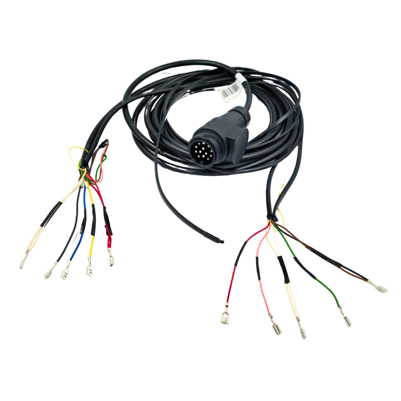 Instalatie electrica remorca cu stecher 13 pini, L 9m + 7m cablu gabarit, conectori papuci mama [5]