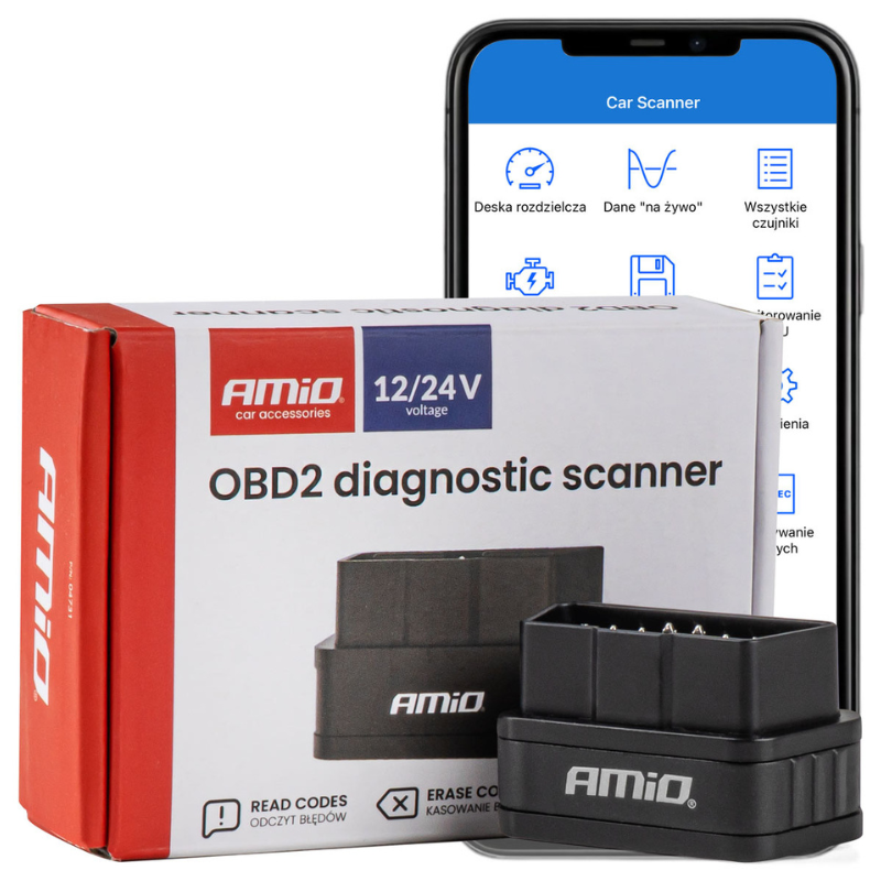 Interfata diagnoza auto OBD2 Bluetooth, chip PIC25K80, buton ON/OFF, citire stergere erori, compatibil iOS/Android [2]