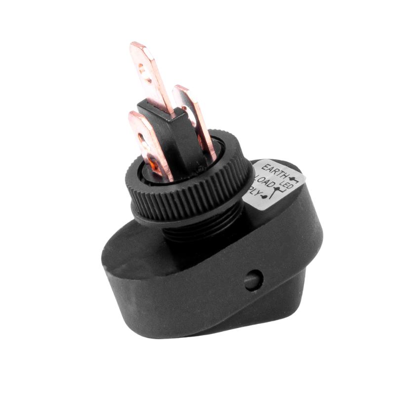 Intrerupator Auto Eliptic 12/24V max 30A, ON/OFF, cu Lumina Galbena [4]
