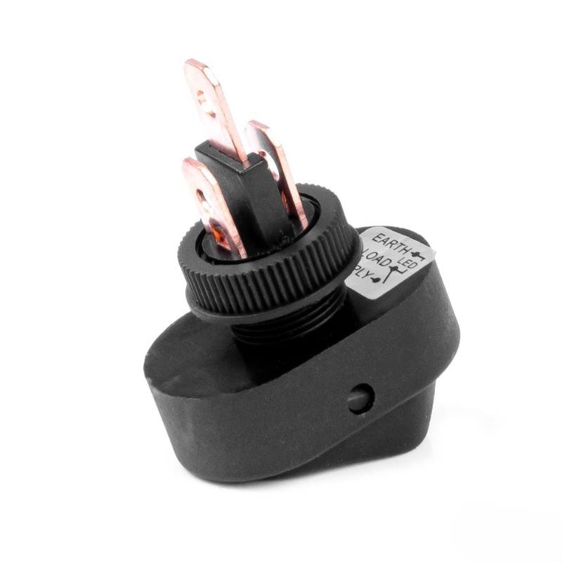 Intrerupator Auto Eliptic 12/24V max 30A, ON/OFF, cu Lumina Verde [4]