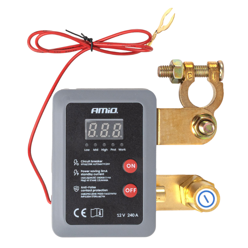 Intrerupator Baterie cu Telecomanda, 12V, 240A, pentru Deconectare Alimentare [4]