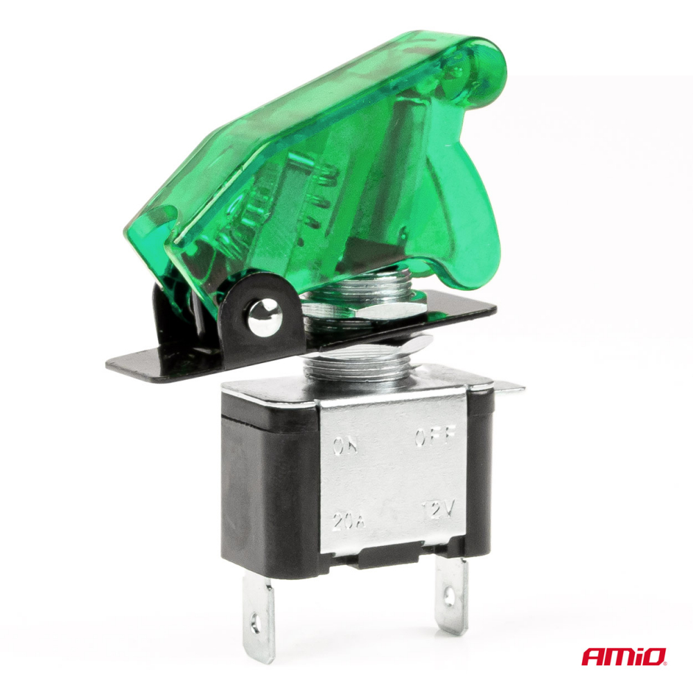 Intrerupator Tip Comutator "Top Gun" cu Lumina Verde [2]