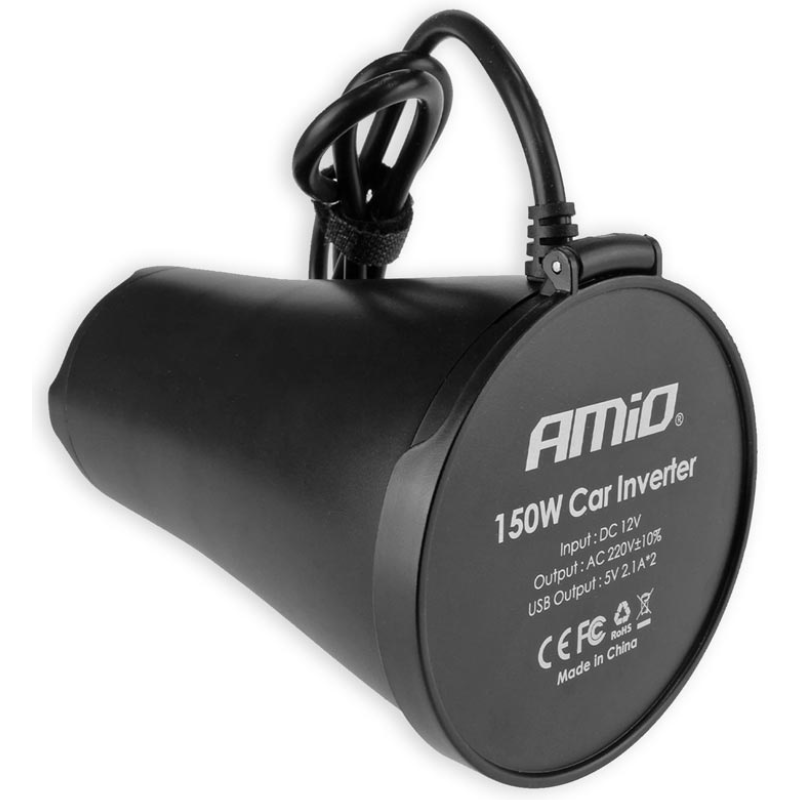Invertor Auto 12V-230V 150W Continuu / 300W Varf, 2 x USB PI02 [3]