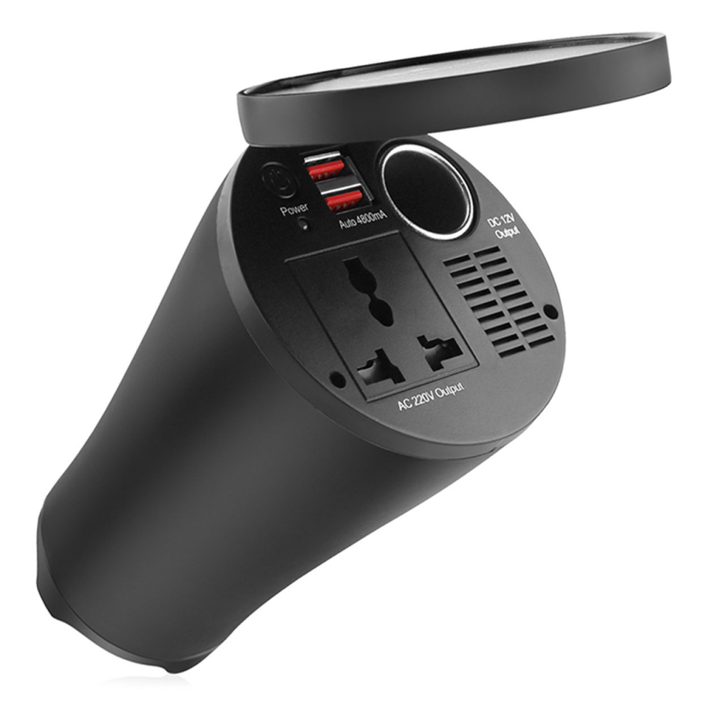 Invertor Auto 12V la 230V, 150W Continuu / 300W Varf, 2x USB, PI02 [1]
