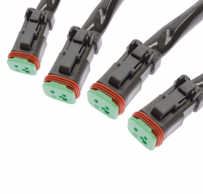 Kit cablaj cu releu si siguranta cu 4 iesiri, pentru proiectoare - Ledson 3346017 [2]