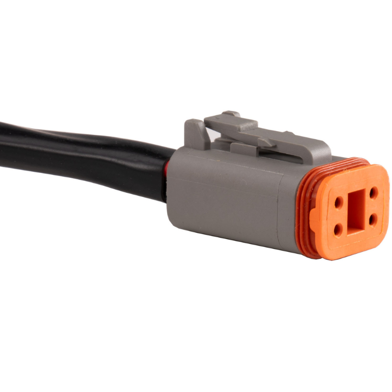 Kit cablaj cu releu si siguranta cu o iesire, mufa DT 4 pini, pentru proiectoare, Led Bar, 180W, 12V [2]