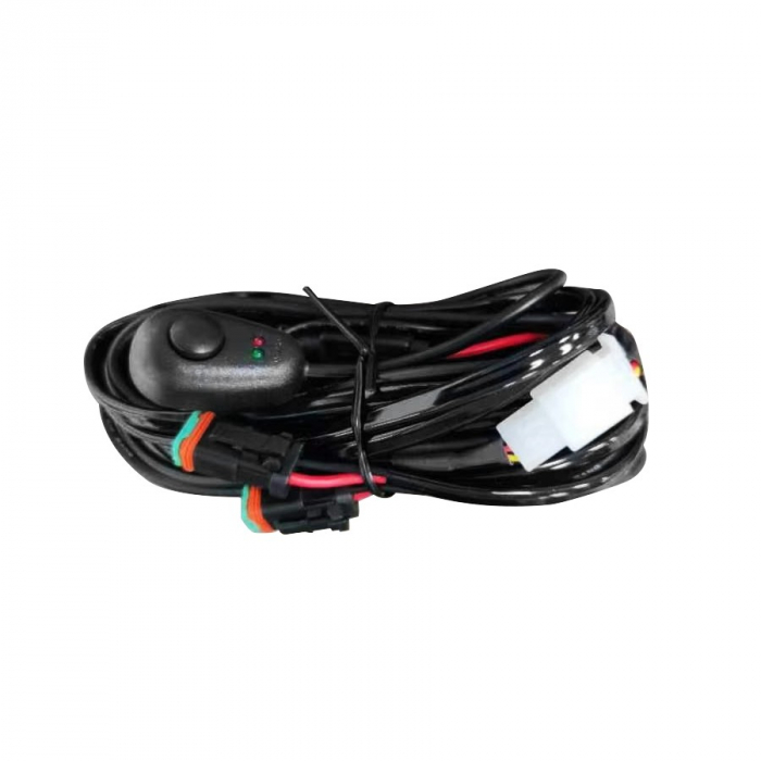Kit Cabluri Proiectoare, Led bar cu 2 iesiri, Releu, Buton Interior si Siguranta - Truck LED LB0062-2 [8]