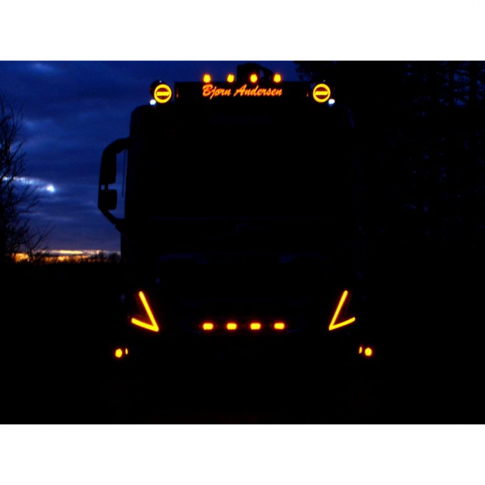 Kit conversie DRL orange, portocaliu, inlocuitori pozitie pentru Volvo FH4 2021+ [5]