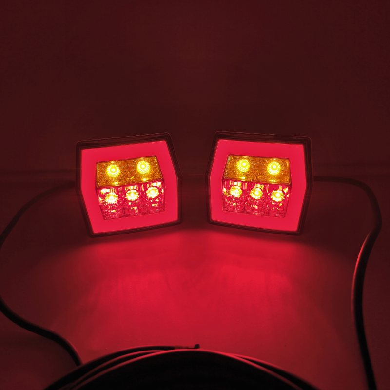 Kit instalatie lampi stop LED, semnalizare, triple remorca, 3 functii, 7pini [3]