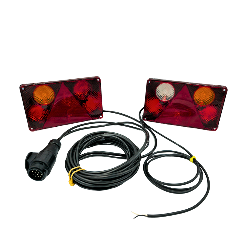 Kit instalatie lampi stop, semnalizare, triple remorca, 7 functii, 7.5m + 2m + 2m, 13pini, 23.2 x 14.15cm [2]