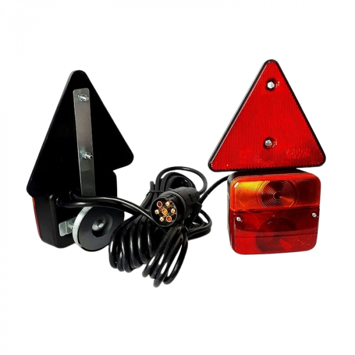 Kit complet instalatie remorca cu lampi, cablu 7.5m si stecher - Truck LED L1070-Z [5]