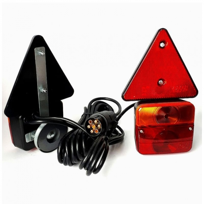 Kit complet instalatie remorca cu lampi, cablu 7.5m si stecher - Truck LED L1070-Z [4]