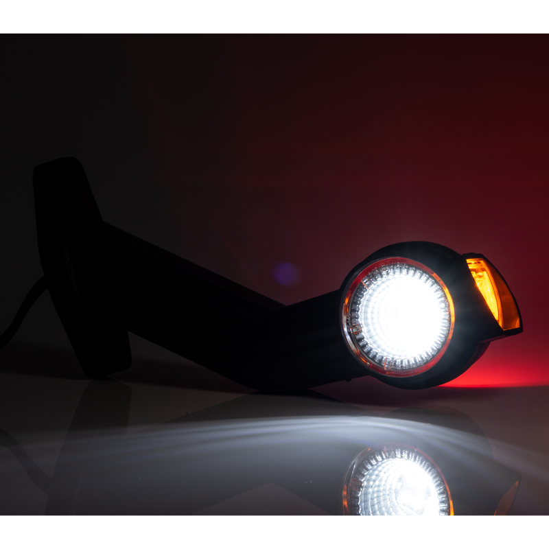 Lamp de Gabarit LED cu brat lung, 12/24V, Conector QS075, 19cm [4]