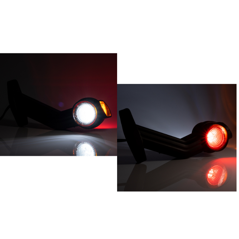 Lamp de Gabarit LED cu brat lung, 12/24V, Conector QS075, 19cm [8]