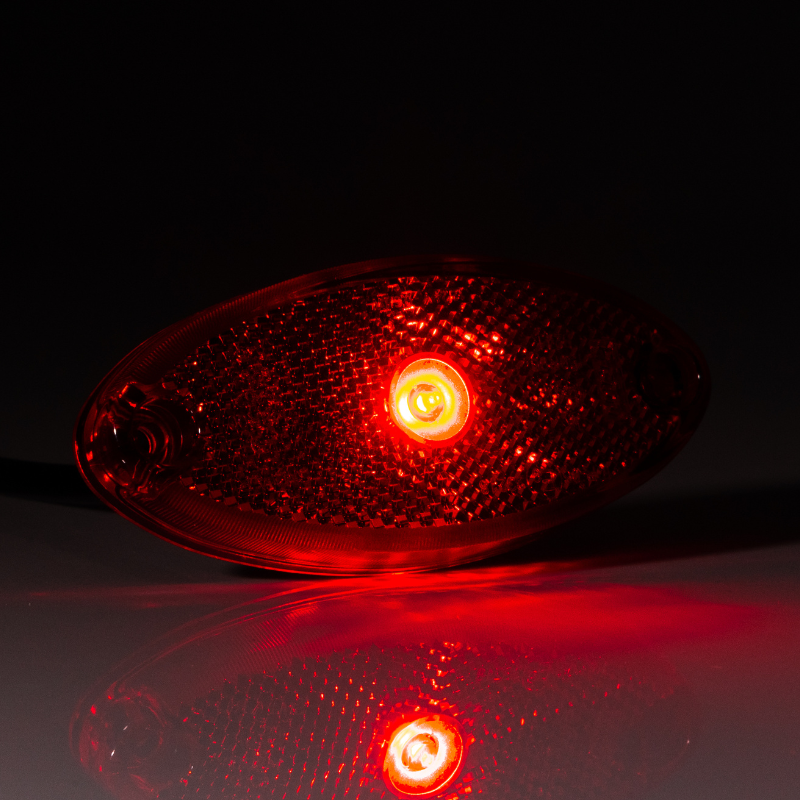 Lamp de Gabarit LED cu Reflector, 12/24V, Montaj Plat, Conector QS075, 10.24 x 4.52cm [2]