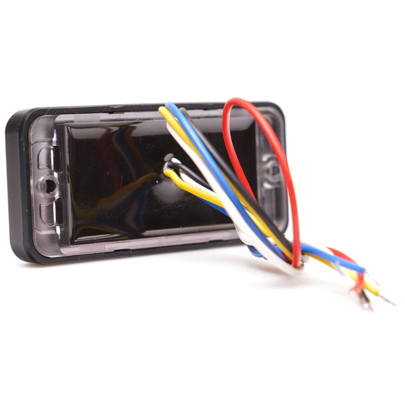 Lampa avertizare LED, stroboscop, 12V-24V, 12 LED rosu + 12 LED albastru, 2 programe, IP6K9K [5]