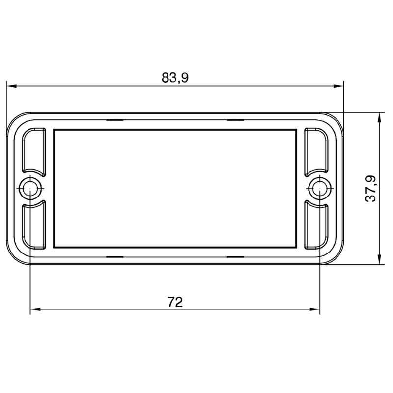Lampa avertizare LED, stroboscop, 12V-24V, 12 LED rosu + 12 LED albastru, 2 programe, IP6K9K [13]