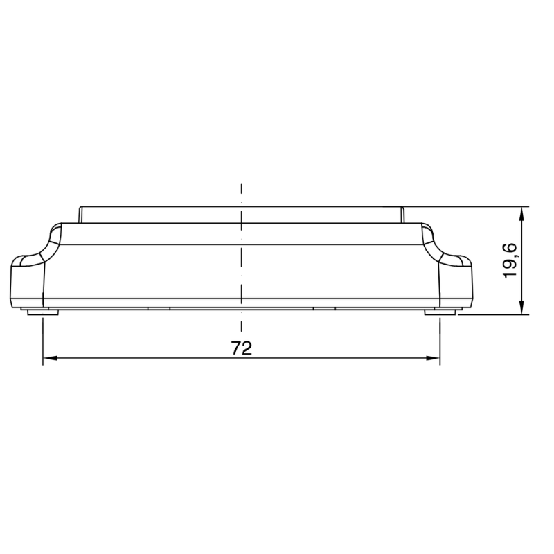 Lampa avertizare LED, stroboscop, 12V-24V, 12 LED rosu + 12 LED albastru, 2 programe, IP6K9K [14]