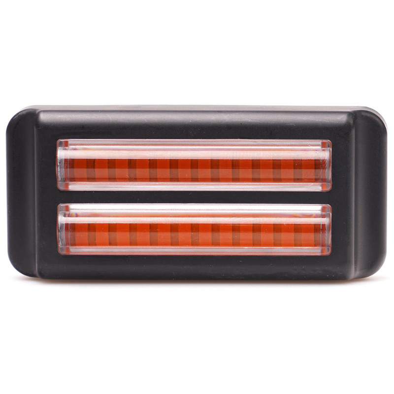 Lampa avertizare, stroboscop LED auto, 12-24V, IP6K9K, 24 LED, Galben [2]