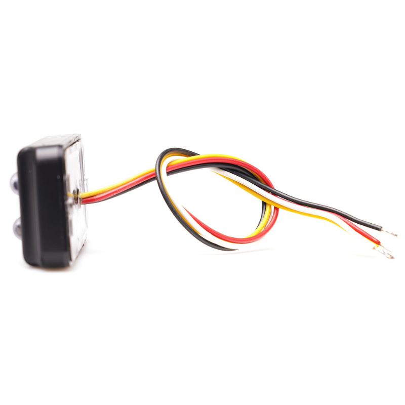 Lampa avertizare, stroboscop LED auto, 12-24V, IP6K9K, 24 LED, Galben [6]