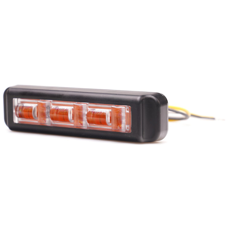 Lampa avertizare, stroboscop LED auto, 12V 24V IP6K9K 18 LED galben [3]