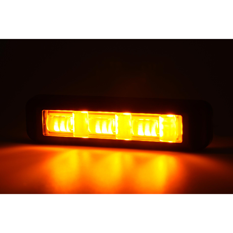 Lampa avertizare, stroboscop LED auto, 12V 24V IP6K9K 18 LED galben [8]