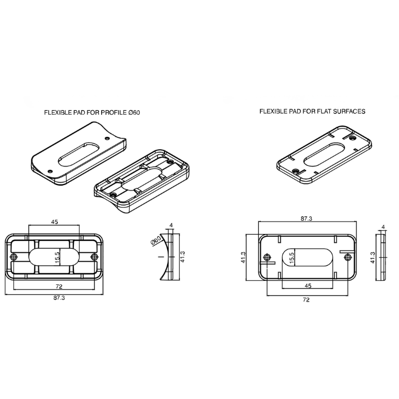 Lampa avertizare stroboscop, lumina pozitie, 12V-24V, IP6K9K [11]