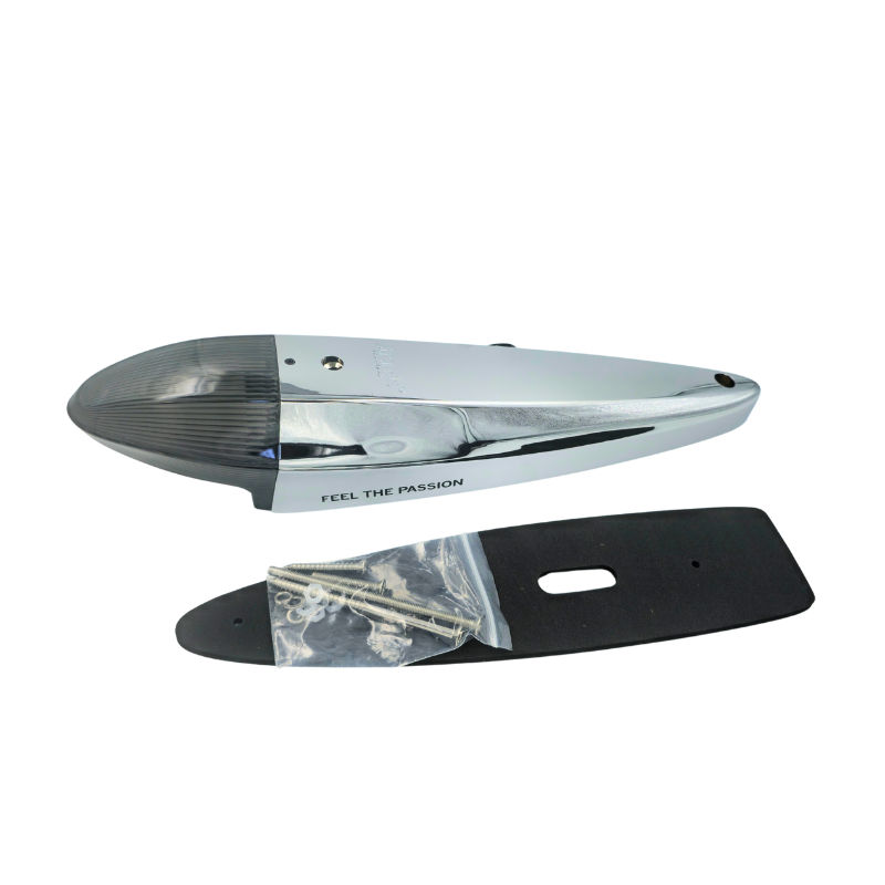 Lampa cromata pozitie cabina, tip sageata, TORPEDO, pozitie alb si galben + stroboscop, 12/24V [3]