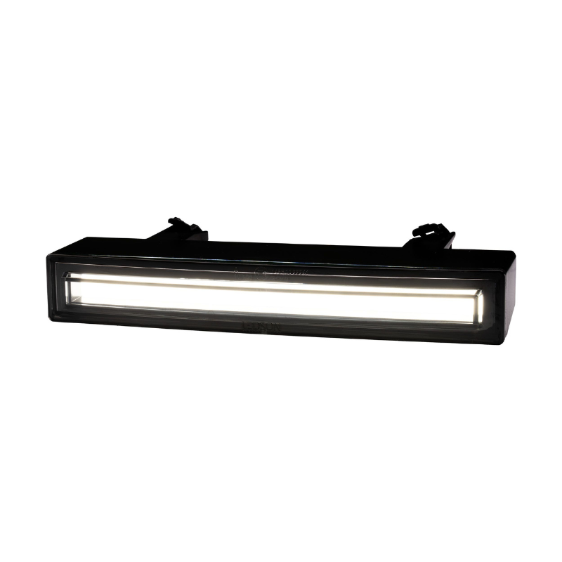 Lampa cu fibra optica pentru parasolar Scania Next Gen, 2016+, 24V, alb/portocaliu [5]