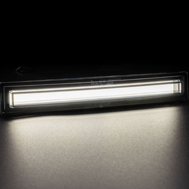 Lampa cu fibra optica pentru parasolar Scania Next Gen, 2016+, 24V, alb/portocaliu [7]