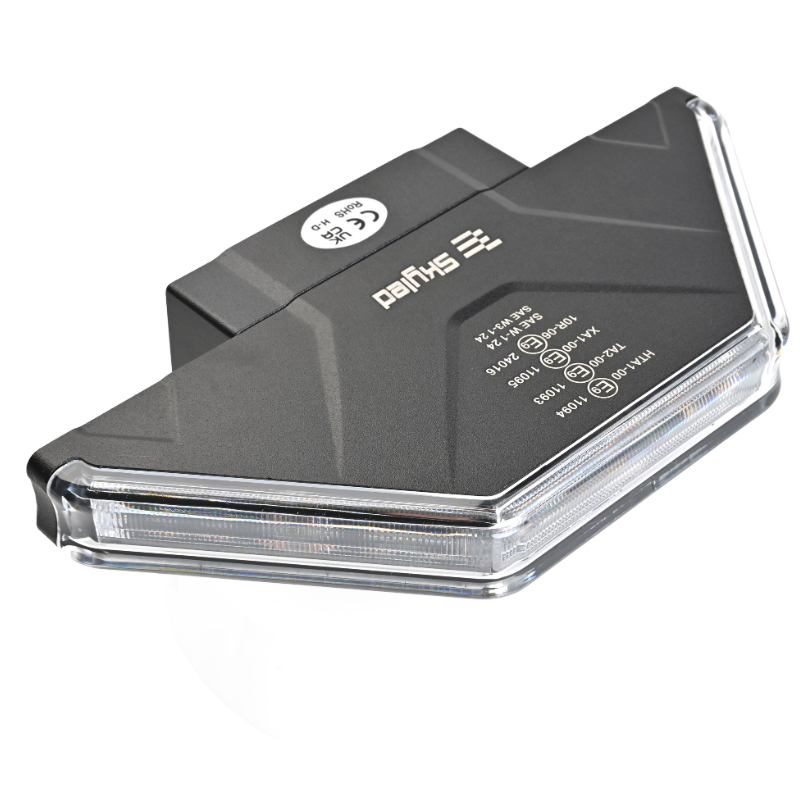 Lampa de avertizare de colt, stroboscop LED portocaliu, 18 LED x 3W, 13.5 x 19.6 cm , 12/24V, R10, R65, IP67 [5]